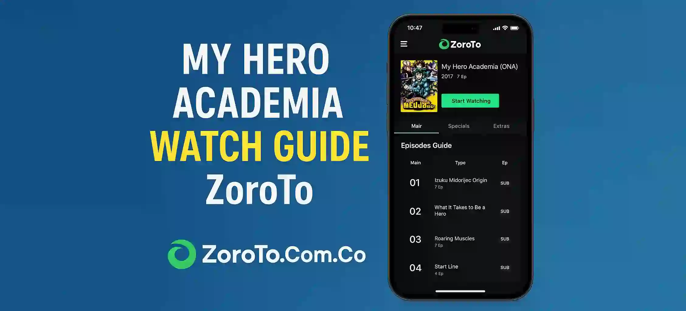My Hero Academia Watch Guide ZoroTo (1)